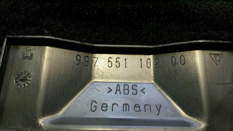 Porsche Boxster 987 RHD Panel Cover 99755110200 Right Hand Drive