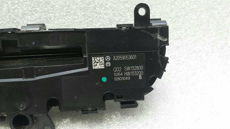 Mercedes C Class W205 CD Player Switch A2059053601 Audio Switch