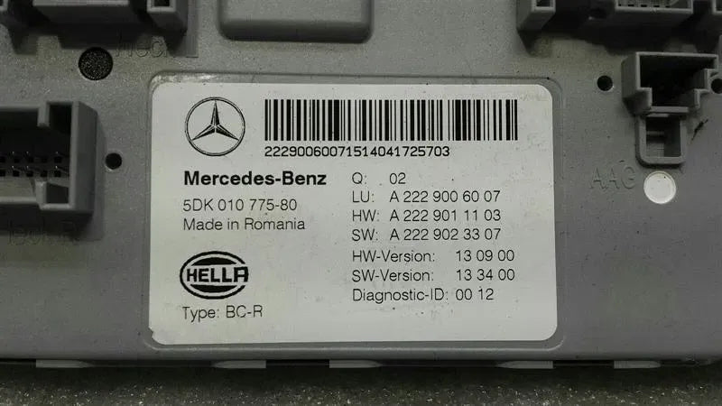 Mercedes C Class W205 Electronic Module A2229006007 ECU SAM