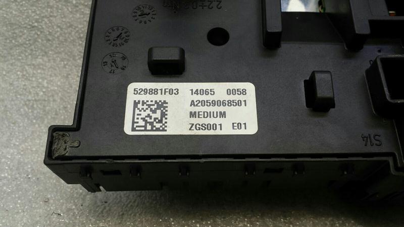 Mercedes C Class W205 Fuse Box A2059068501 Fuse Box.
