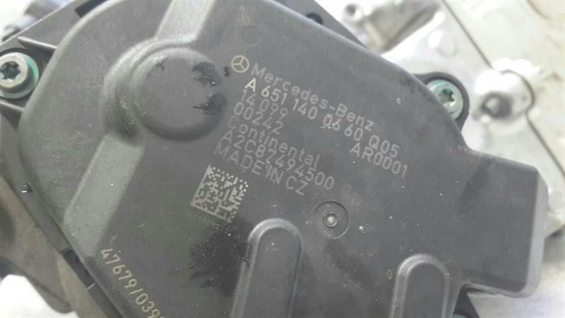 2014 MERCEDES C Class W205 W212 EGR Cooler A6511400675 EGR Exhaust Gas Recirculation CDi