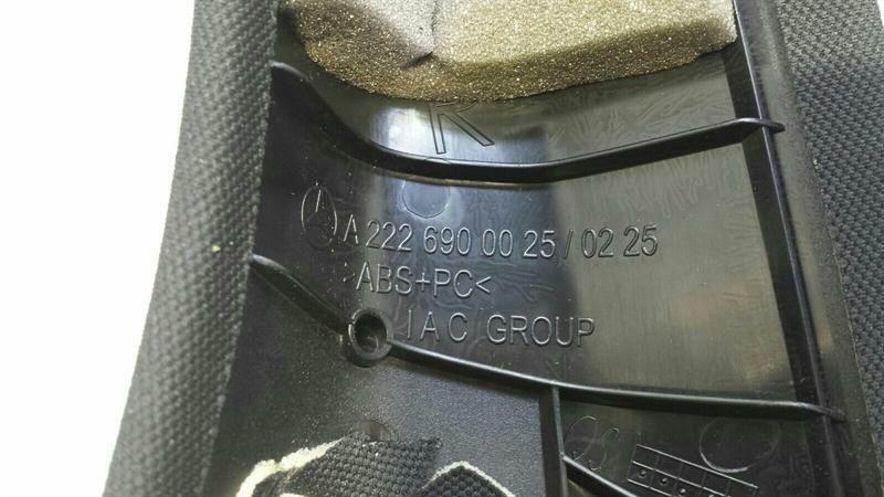 Mercedes S-Class W222 Right A Post Cover A2226900025 A Pillar Cover Right
