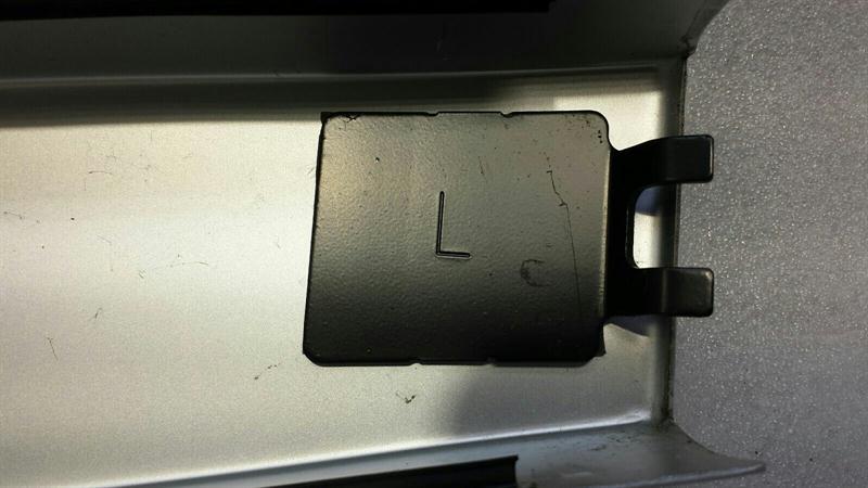 Porsche Cayenne 957 B Post Covers Outside B Willow Cover Set ALUMINIUM