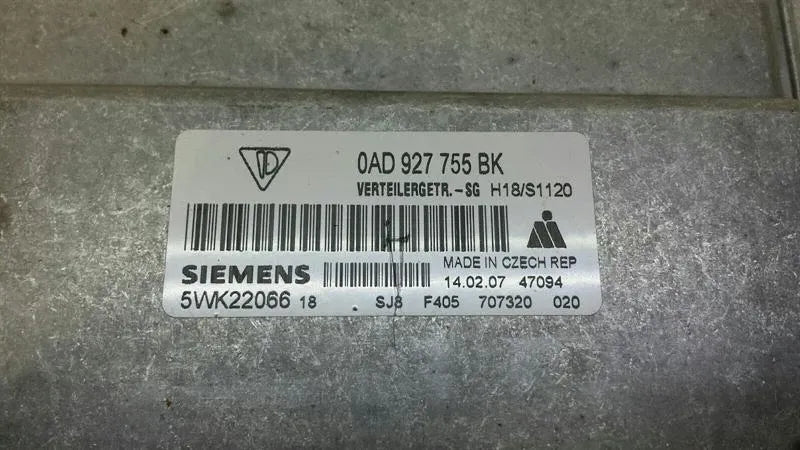 Porsche Cayenne 957 Transfer Case Module 0AD927755BK Transmission Module ECU