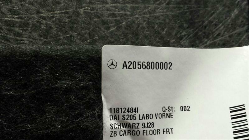 Mercedes C Class W205 Boat Floor A2056800002 Trunk Trim