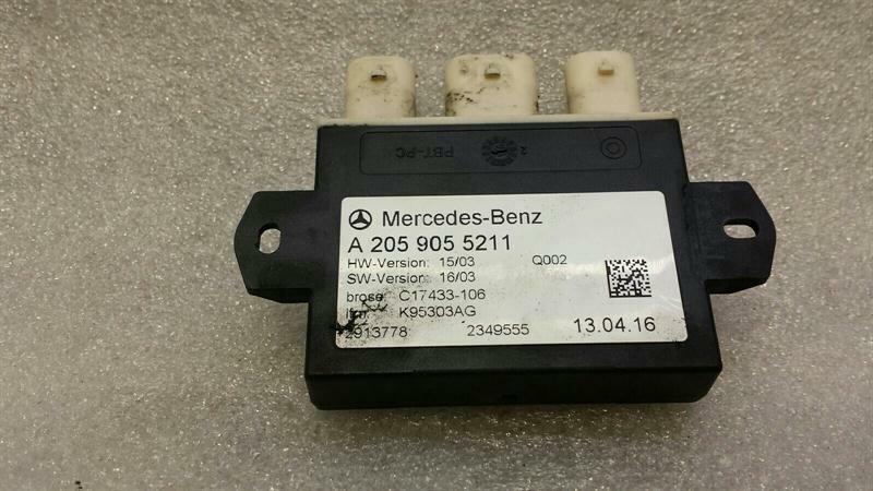 Mercedes C Class W205 Boat Module A2059055211 Tailgate Control Unit
