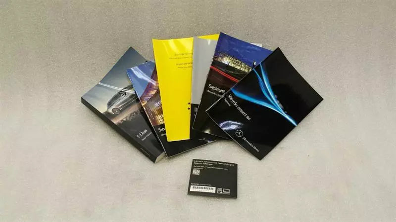 Mercedes C Class W205 Manual Service Booklet Car Maintenance Manual Touring