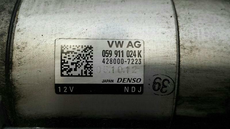Porsche Cayenne 958 92a Starter Engine 059911024K Starter 3.0TDI