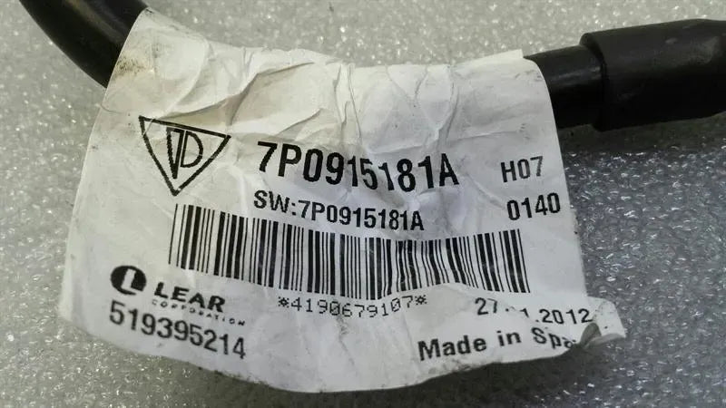 Porsche Cayenne 958 92a Negative Battery Wiring 7P0915181A Battery Harness