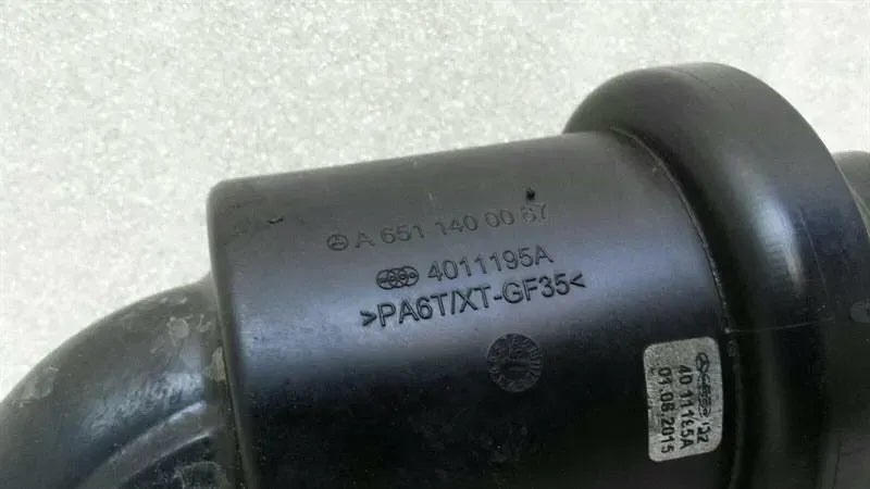 Mercedes CLS W218 Intake Pipe A6511400087 Intake Hose Intercooler OM651