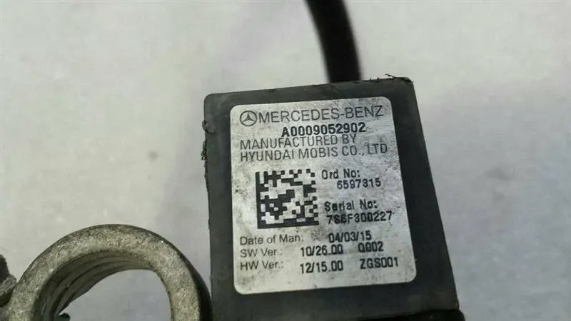Mercedes CLS W218 Battery Negative Cable A0009052902 Wiring Harness