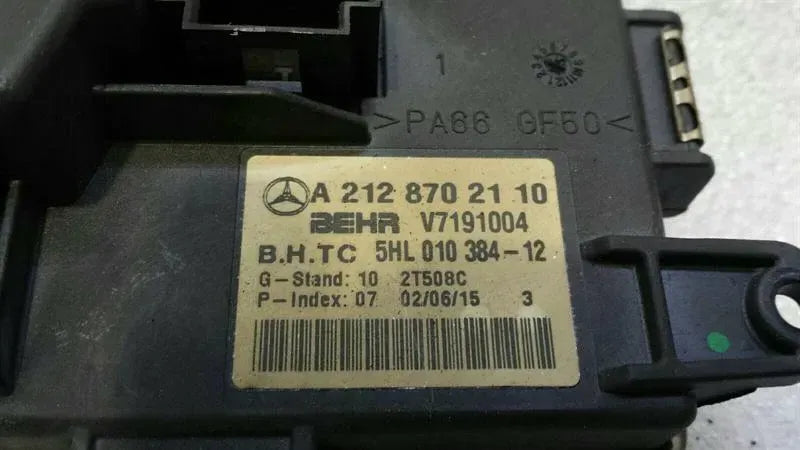 Mercedes CLS W218 Heater Resistor A2128202110 Fan Controller