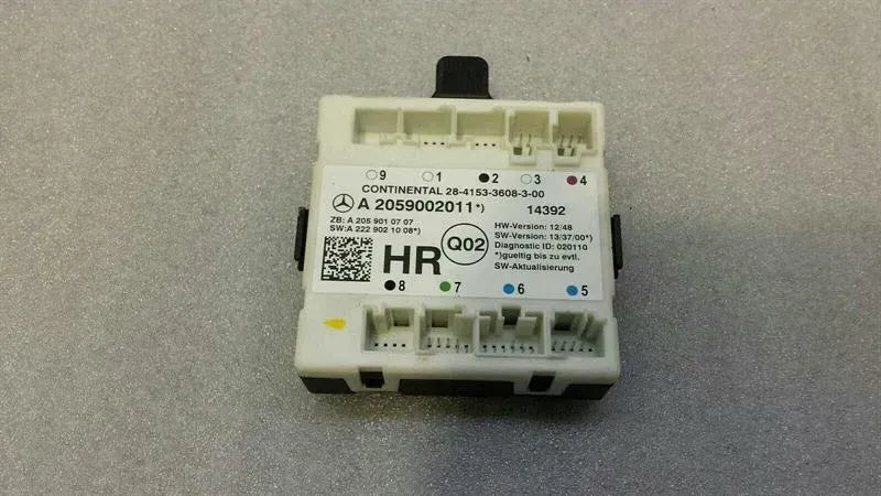 Mercedes C Class W205 RRH Door Module A2059002011 Door Control Unit Rear Right