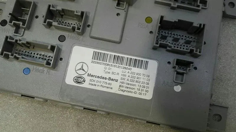Mercedes C Class W205 SAM Unit A2229007009 SAM Control Unit