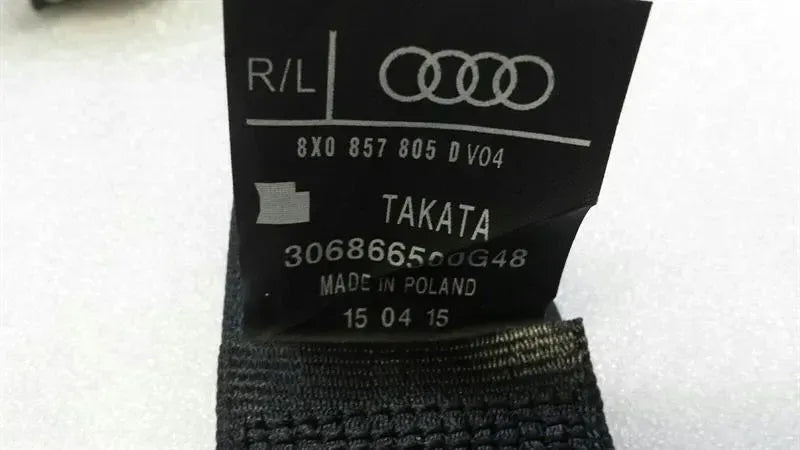 Audi S1 8x a1 right rear seat belt 8X0857805D seat belt rear right