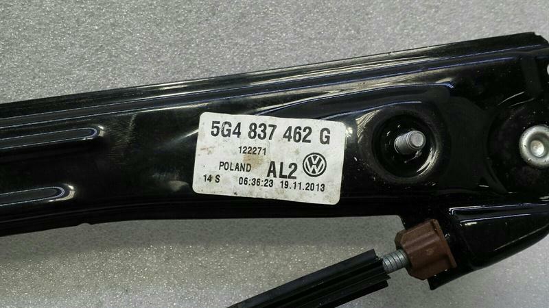 Volkswagen Golf GTD Right Front Door Winder 5G4837462G Window Regulator Front Right