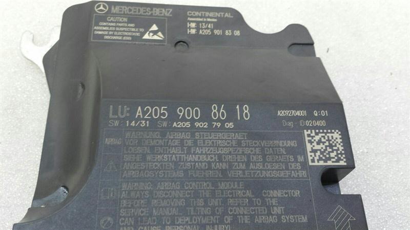 Mercedes C Class W205 Safety Module ECU A2059008618 Air Control Unit SRS
