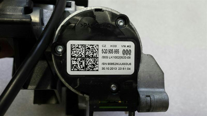 Volkswagen Golf GTD 5G Steering Lock 5Q0905865 Steering Column Lock Key