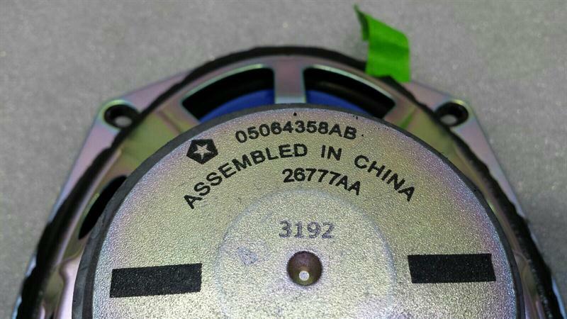 DODGE CHARGER LX LD Speaker 05064358AB Speaker