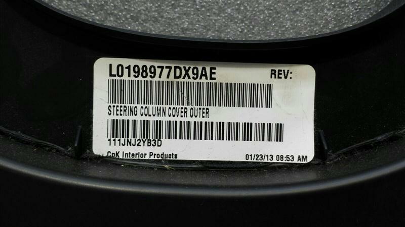 DODGE CHARGER LX LD SRT8 Driver Side Knee Srs Cover 1JN63DX9AE Cover