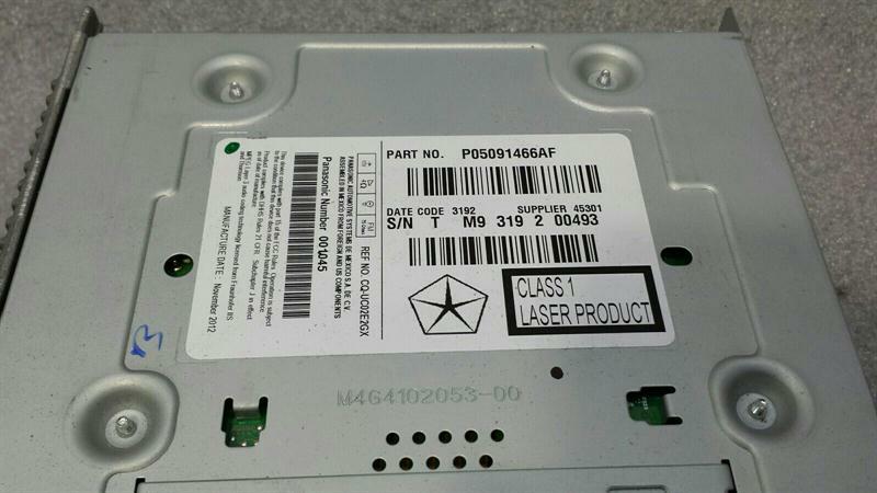 DODGE CHARGER 12-15 HEAD UNIT LX LD CD player P05091466AF Audio System Controller