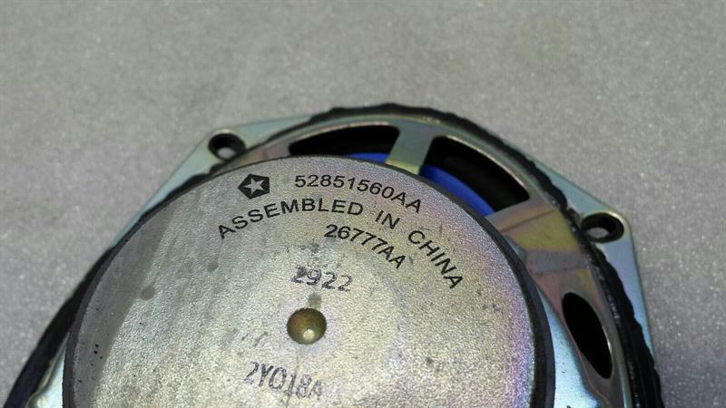 Dodge Charger LX LD Speaker 52851560AA Loudspeakers