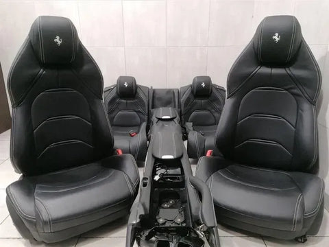 Ferrari GTC4 Lusso F151M Seat LEATHER Seat Interior HEATED HEATED LEATHER BLACK