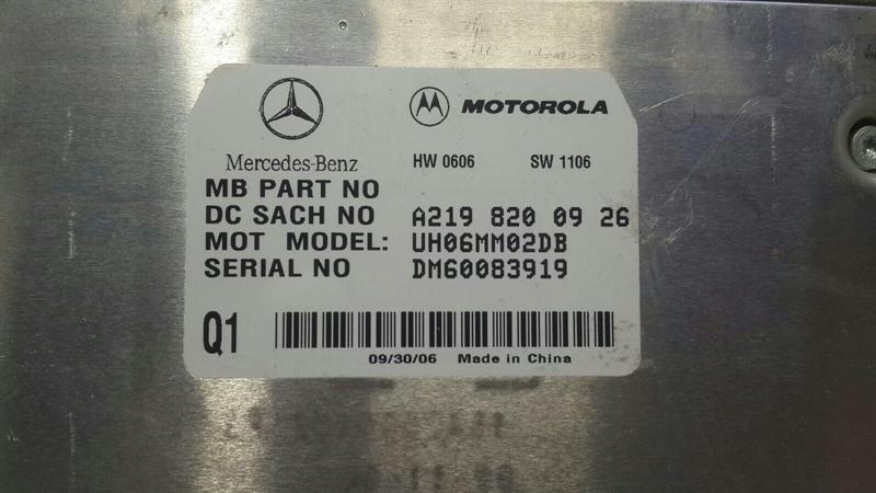 Mercedes R Class W251 Communication Module A2198200926 Interface Control Unit