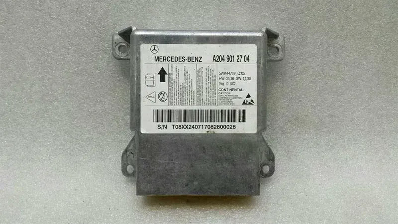 Mercedes C Class W204 Safety Module ECU A2049012704 Air Control Unit SRS