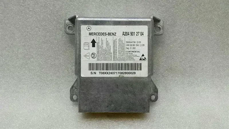 Mercedes C Class W204 Safety Module ECU A2049012704 Air Control Unit SRS