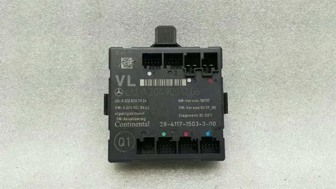Mercedes C Class W204 Front Left Door Module A2049001206 Control Unit Door FLH