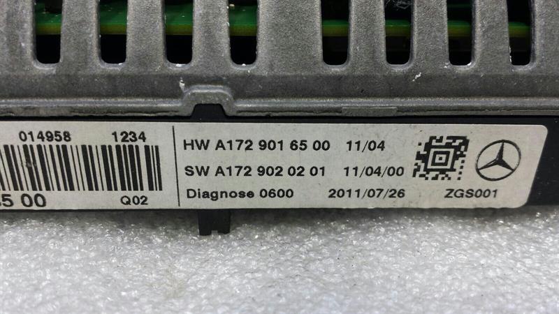 MERCEDES C Class W204 Navigation Monitor A1729016500 Sat Nav Display Screen