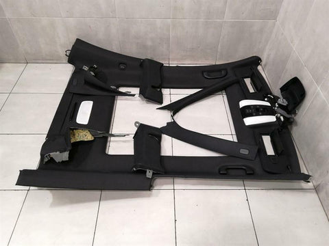 MERCEDES C63 AMG COUPE PANORAMA BLACK ROOF LINING SET W204 BLACK SKY SET