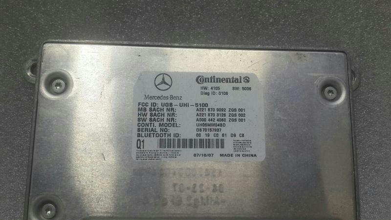 Mercedes CL W216 Communication Module A2218709092 Interface Control Unit W221