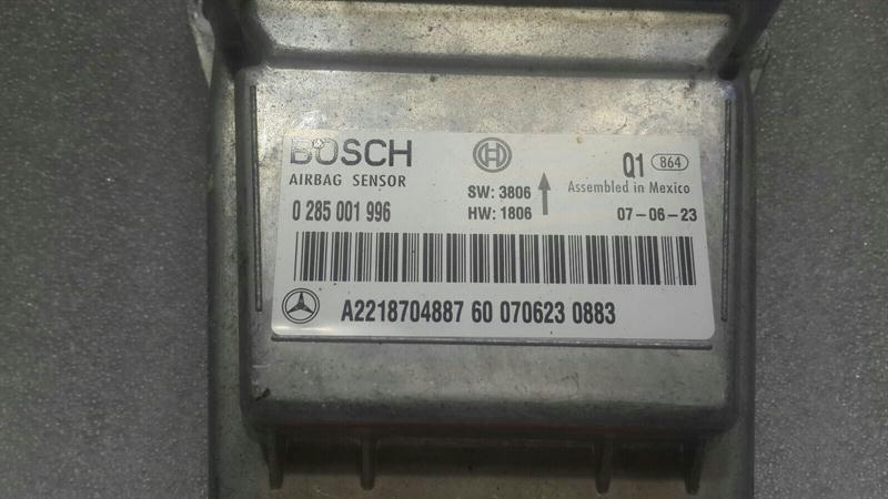Mercedes CL W216 Safety Module ECU A2218704887 Air Control Unit SRS W221