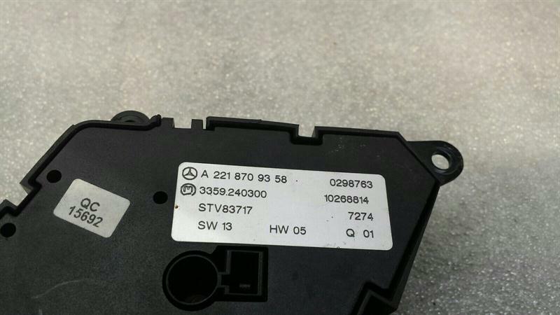 Mercedes CL W216 Right Seat Switch A2218709358 Seat Switch Right.