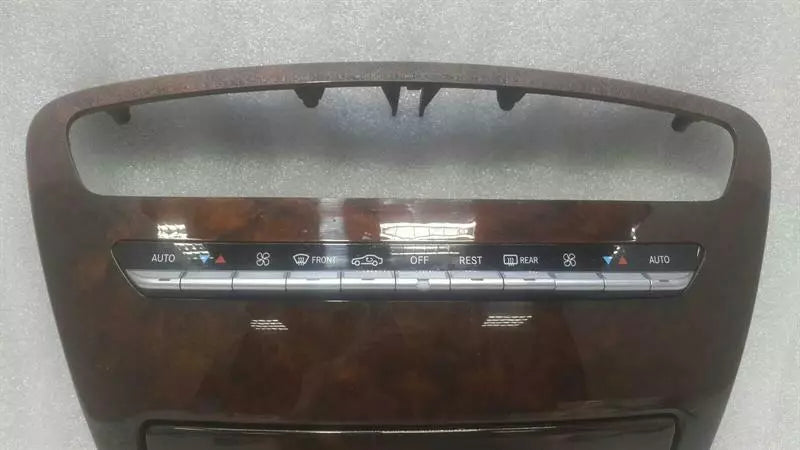 Mercedes CL W216 Console Trim Veneer A2166800039 Console Wood Bar AC