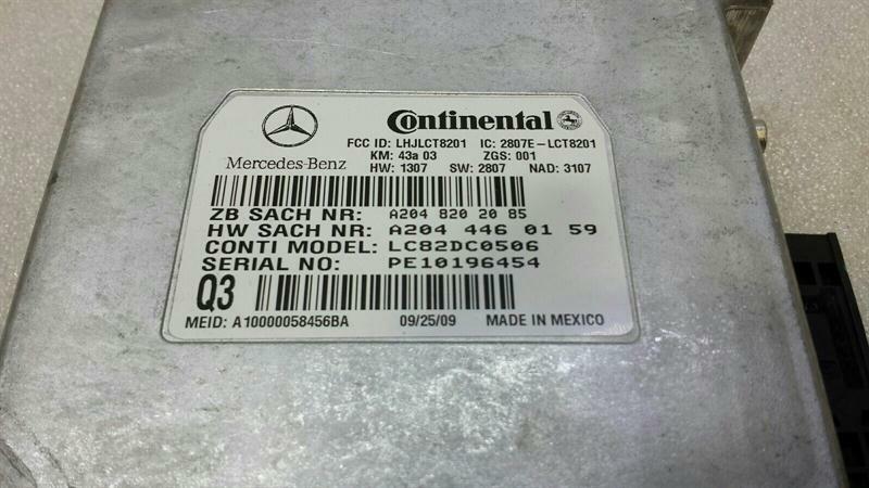 Mercedes W212 voice control module A2044460159 linguatronic control unit