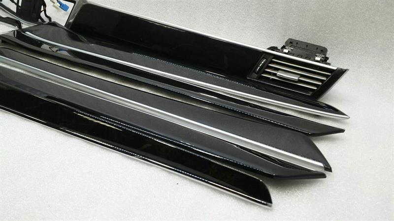 Mercedes Veneer Set W212 A2126801071 Molding Set Code 736 Wood Ash Black E63