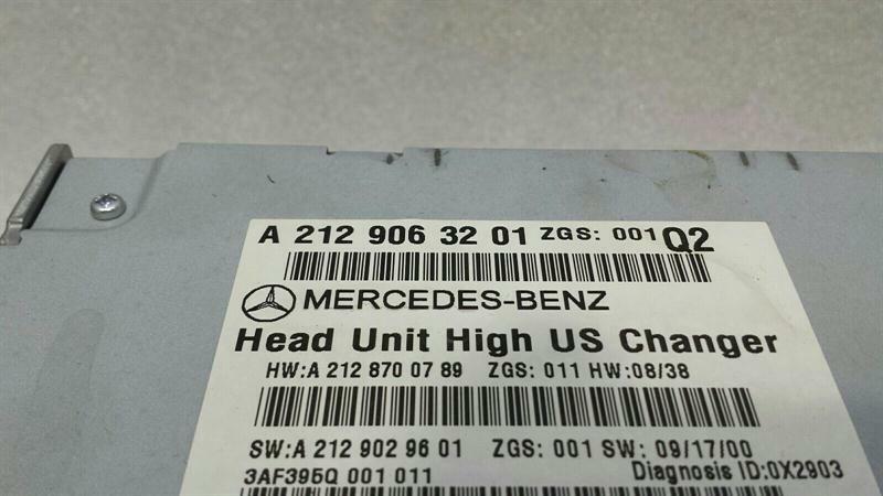 Mercedes W212 CD Player Changer A2129063201 Audio System Controller High US