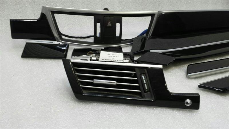 Mercedes Veneer Set W212 A2126801071 Molding Set Code 736 Wood Ash Black E63