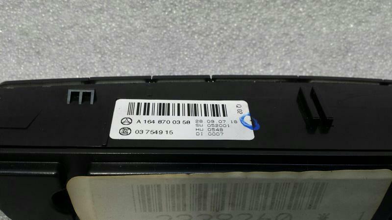 Mercedes ML W164 switch block A1648700358 switch