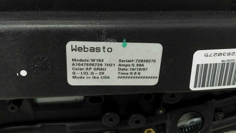 Mercedes ML W164 Sunroof Frame A1647800729 Sliding Sunroof Frame