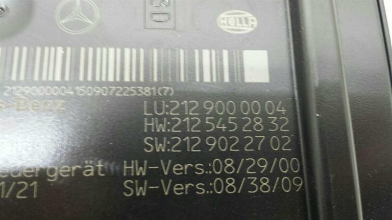 Mercedes E Class W212 Rear Fuse Box A2129000004 Fuse Box Rear SAM Unit