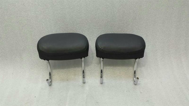Mercedes CLS W219 rear pair headrests A2199701150 headrest set leather