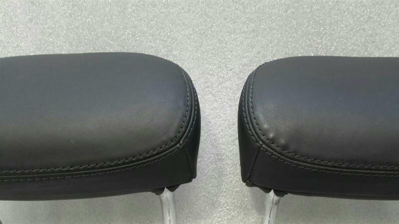 Mercedes CLS W219 rear pair headrests A2199701150 headrest set leather