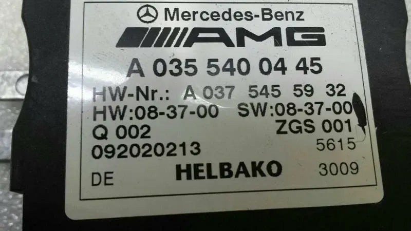 Mercedes W212 E63 AMG Fuel Pump ECU A0355400445 Fuel Pump Module M156 S63