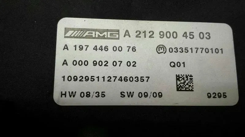 Mercedes W212 electronic module A2129004503 control unit AMG suspension ECU