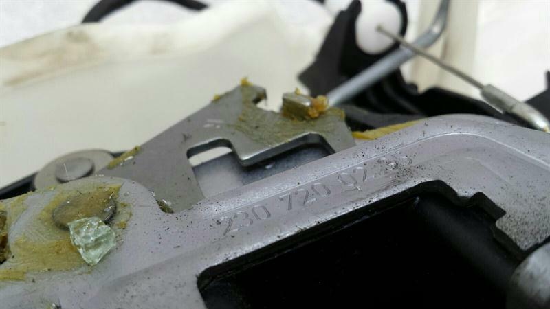 Mercedes SL 63 AMG R230 right door lock A2307200235 door lock right