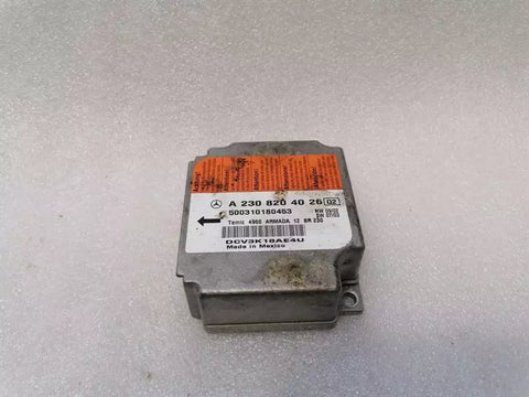 Mercedes SL R230 Safety Module ECU A2308204026 Air Control Unit SRS